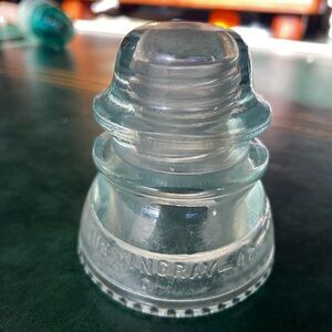 Vintage Hemingray Glass Insulator -42 Glass Made In The USA 0